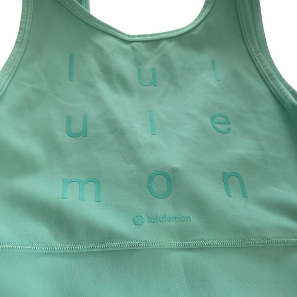 Lululemon Women's Size 4 Aquamarine Long Line Sports Bra - Picture 2 of 4